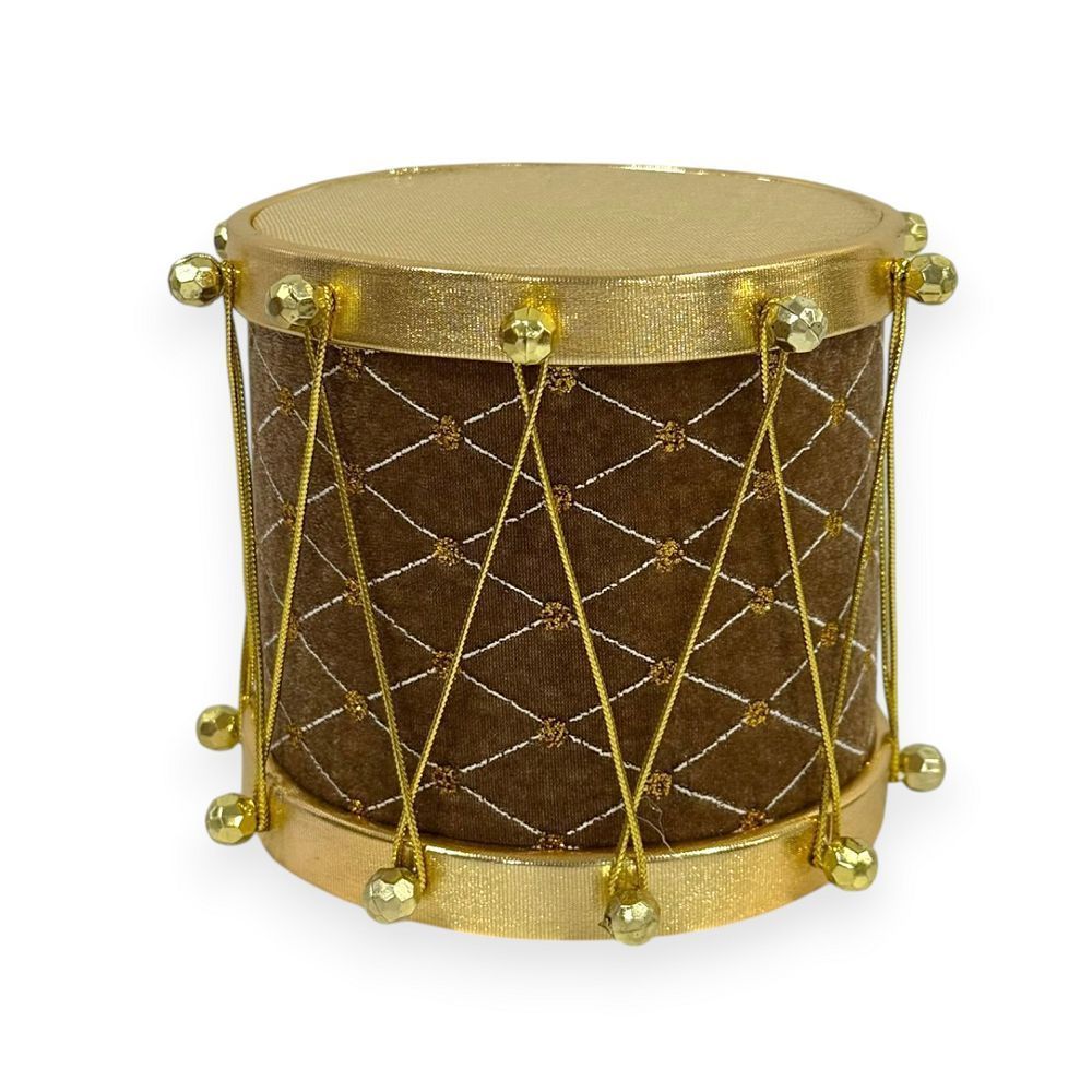 Christmas Drum Brown & Gold